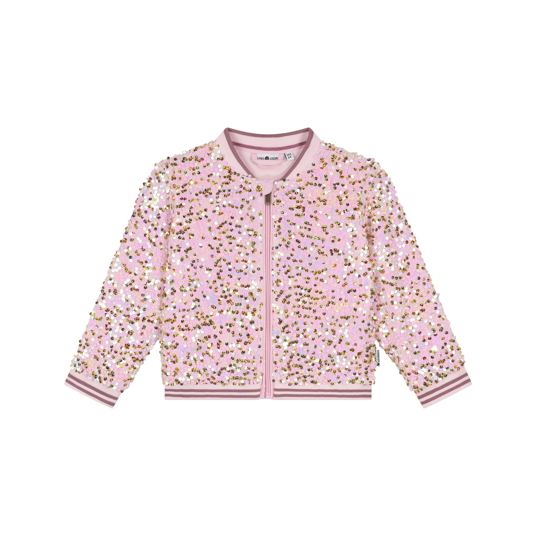Cardigan à Sequins Girls - Rose Blush AW26 (Stains Stories)