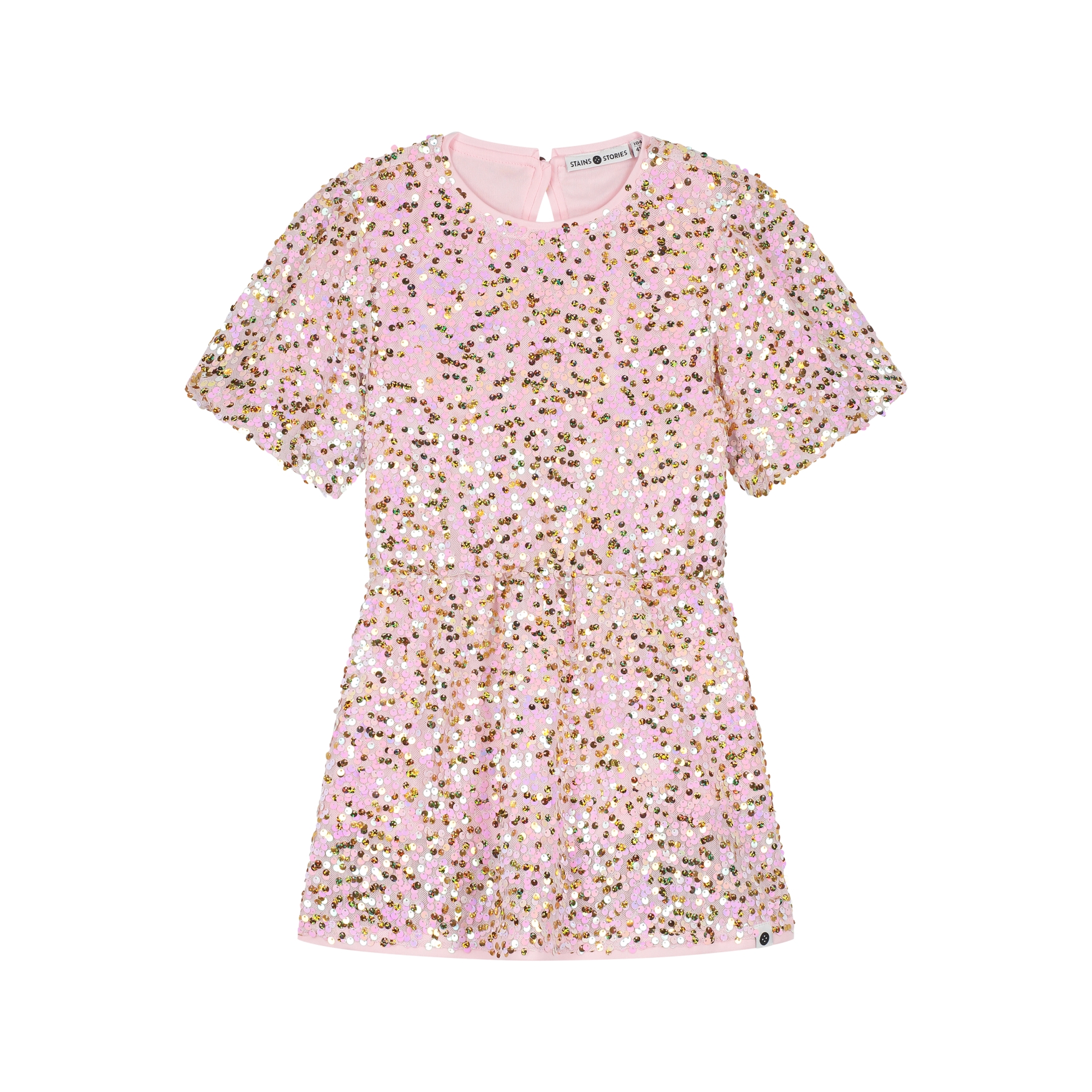 Robe Manches Courtes Girls - Rose AW26 (Stains Stories)