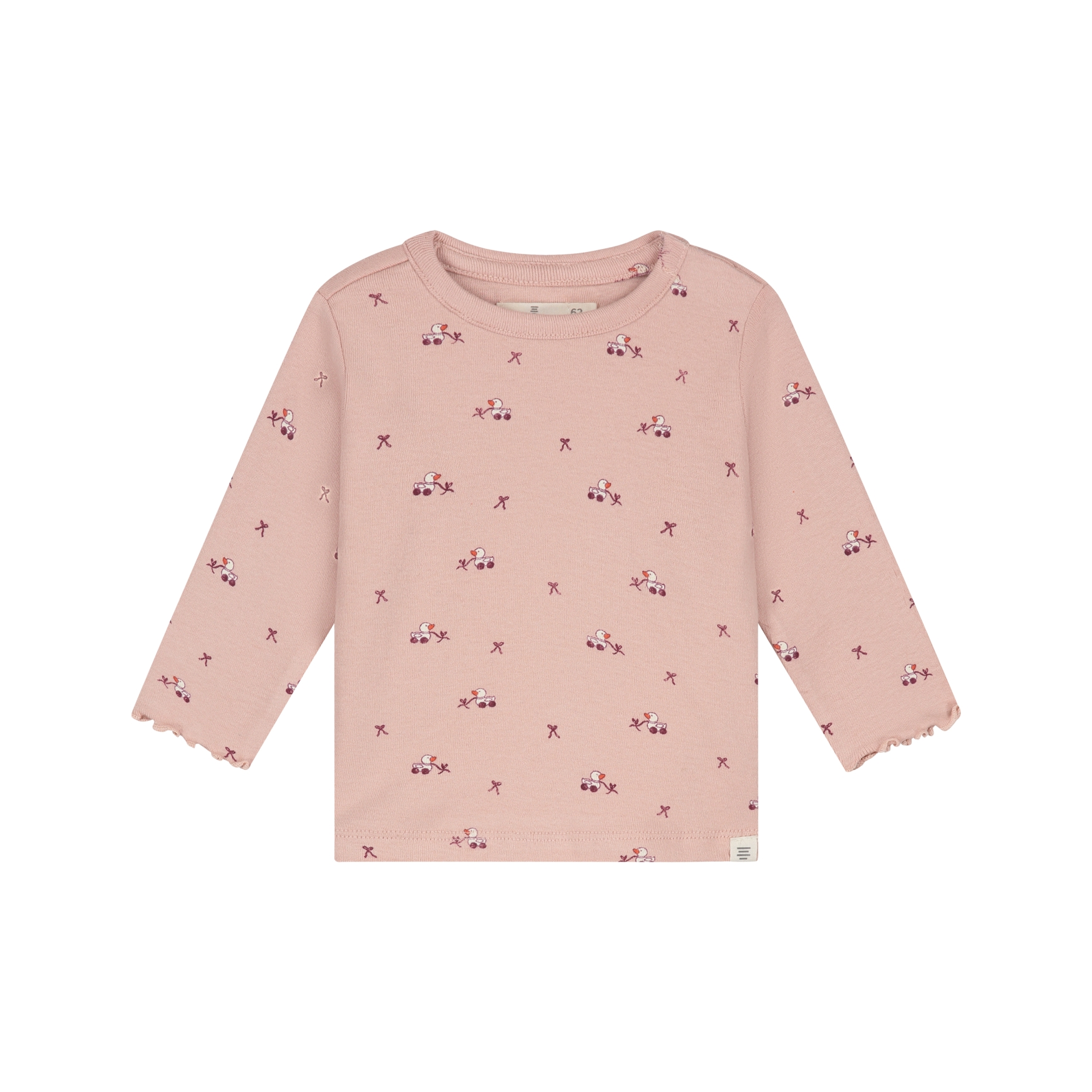 T-Shirt Bébé Long Sleeve - Vieux Rose AW26 (Tiny Story)