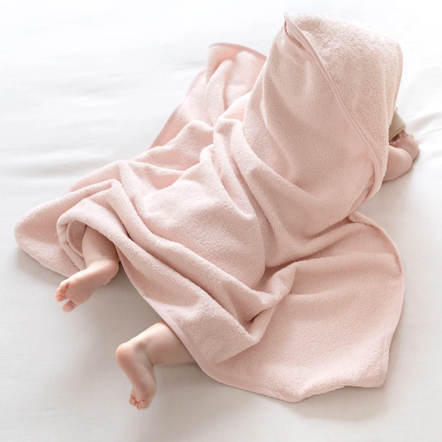 Cape de bain Éponge confort 75x75cm Rosa (Bemini) – Image 3