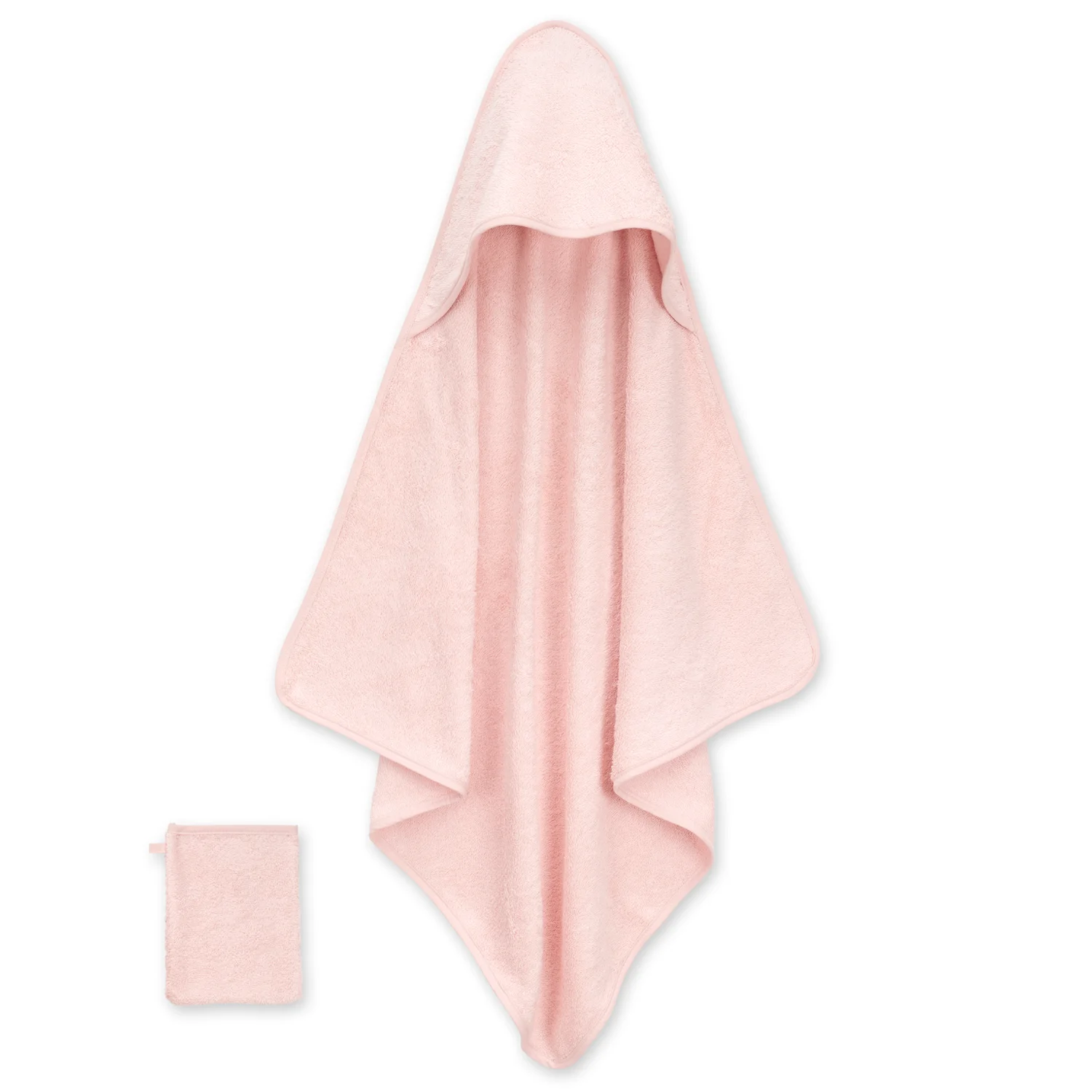 Cape de bain Éponge confort 75x75cm Blush (Bemini)