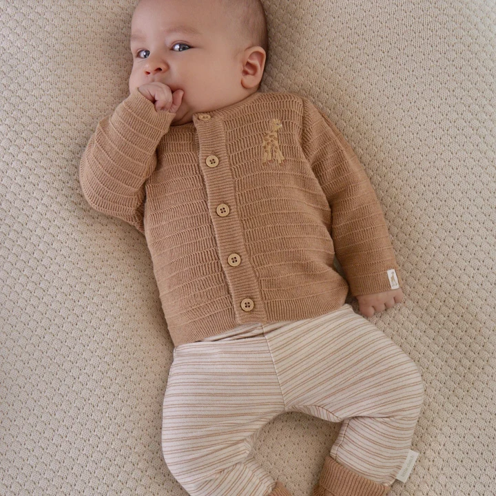 Tricoté Gilet Marron 56 (Little Dutch) – Image 4