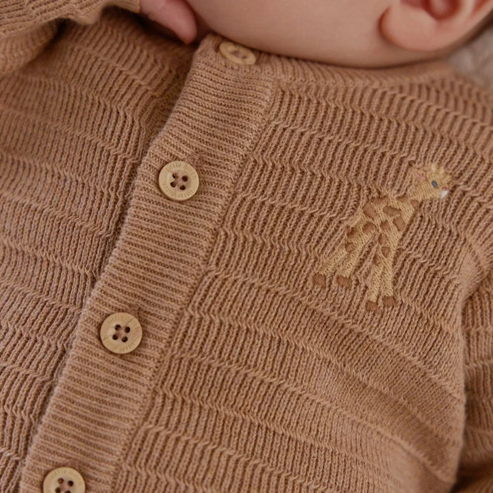 Tricoté Gilet Marron 56 (Little Dutch) – Image 5